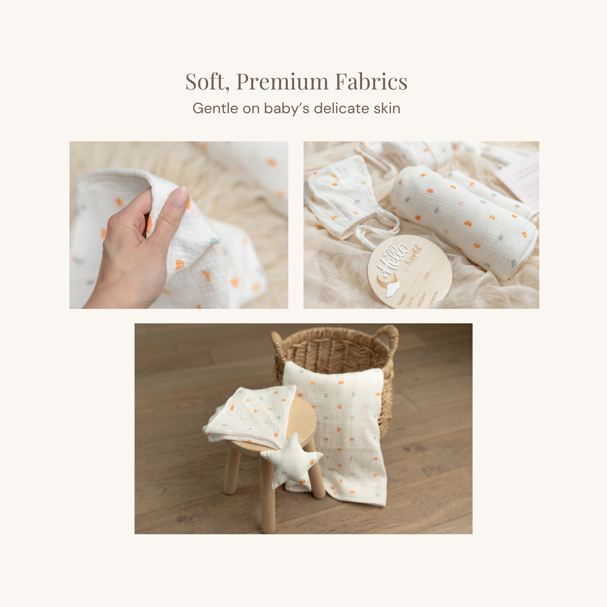 <div id="sectiontarget">Premium Baby Gift Box 🤍 | Made with 100% Cotton Muslin</div>