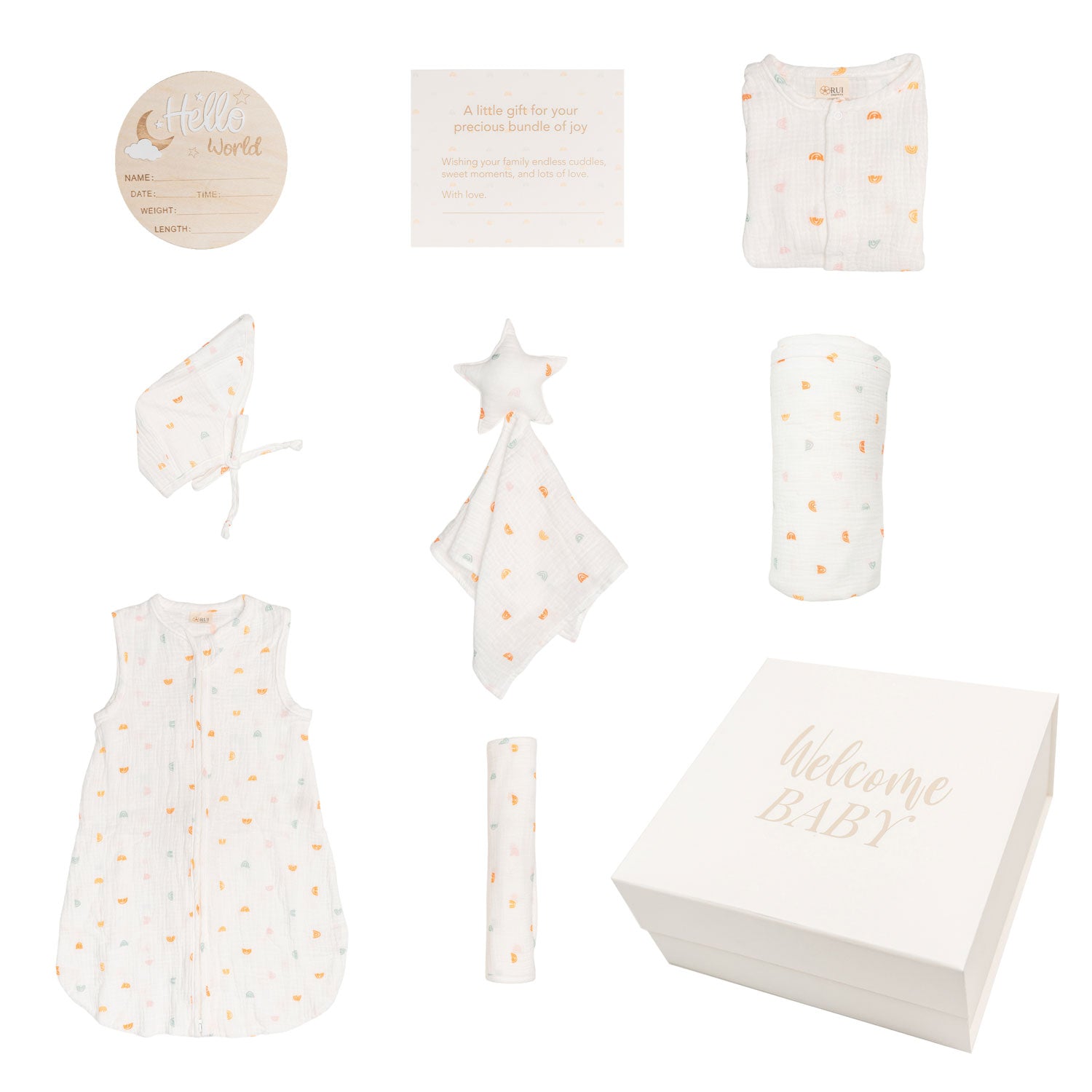 RUI Organics Muslin Gift Set